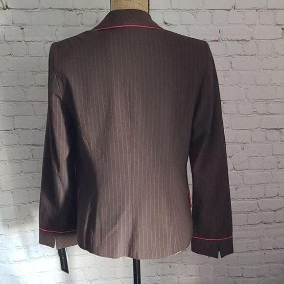 Nwt Deadstock Vintage 90s Jessica McClintock Brown Blazer - Picture 4 of 12